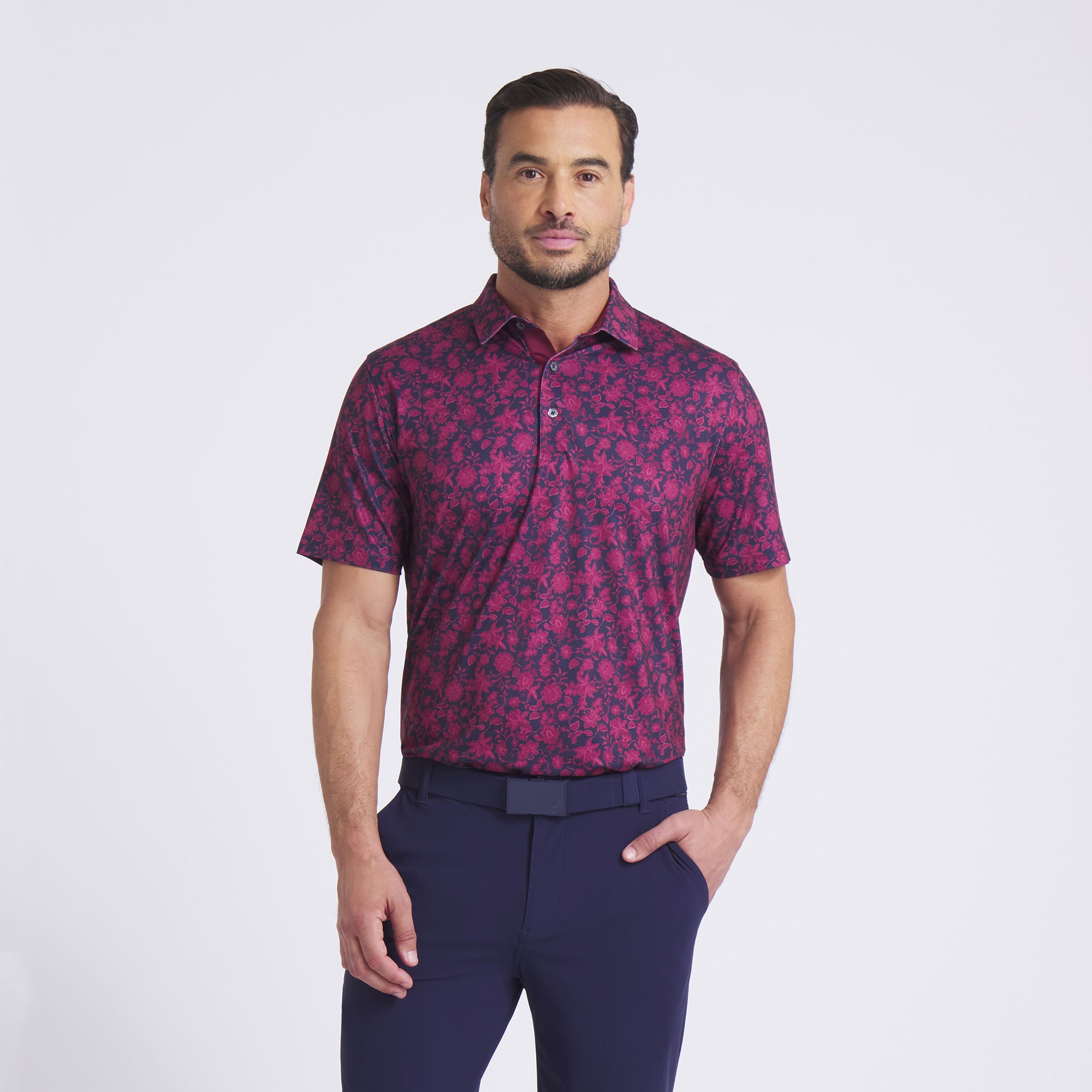 RALPH LAUREN PURPLE REVEL ゴルフウェア ロゴ刺繍入り CLOUDSPUN Carmela Floral Golf Polo – PUMA Golf