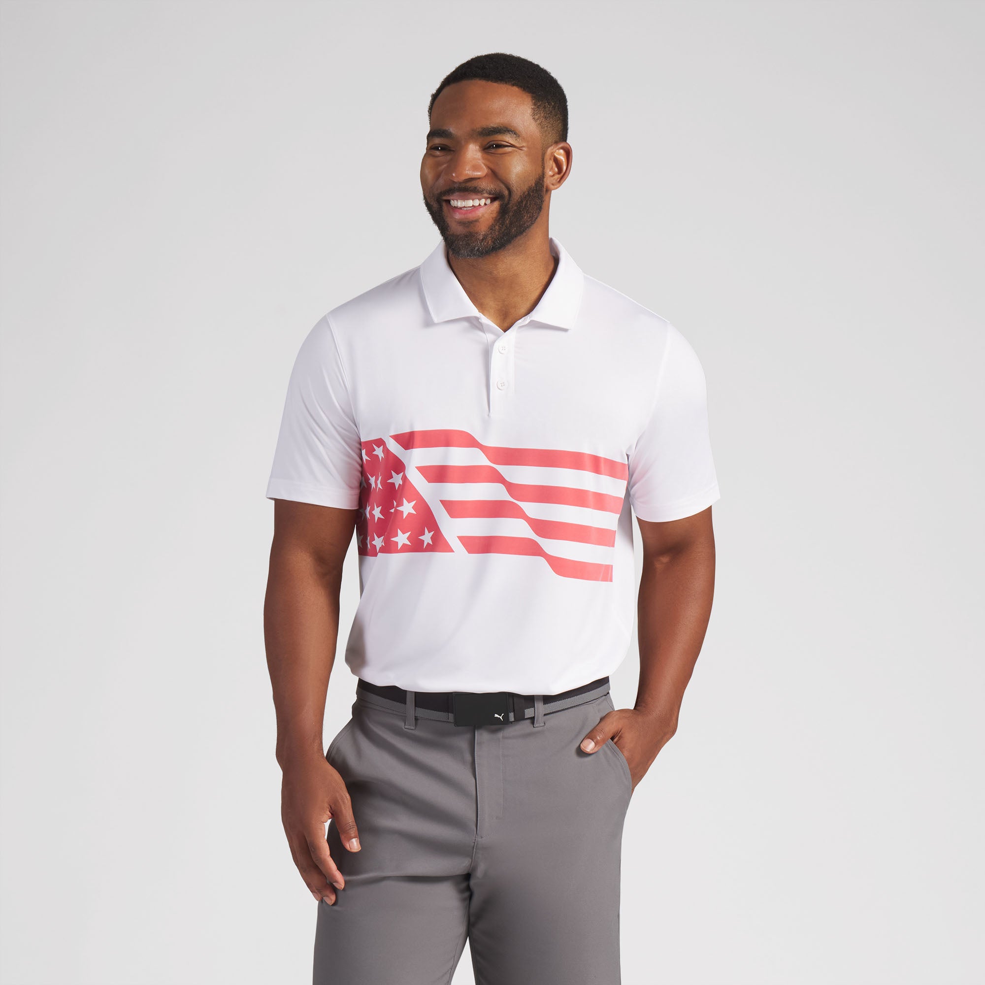 Volition Flag Golf Polo – PUMA Golf