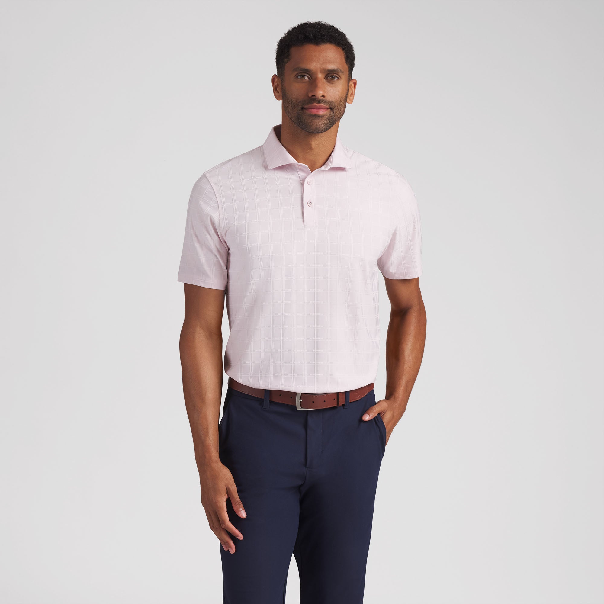 MATTR Plaid BN Golf Polo – PUMA Golf