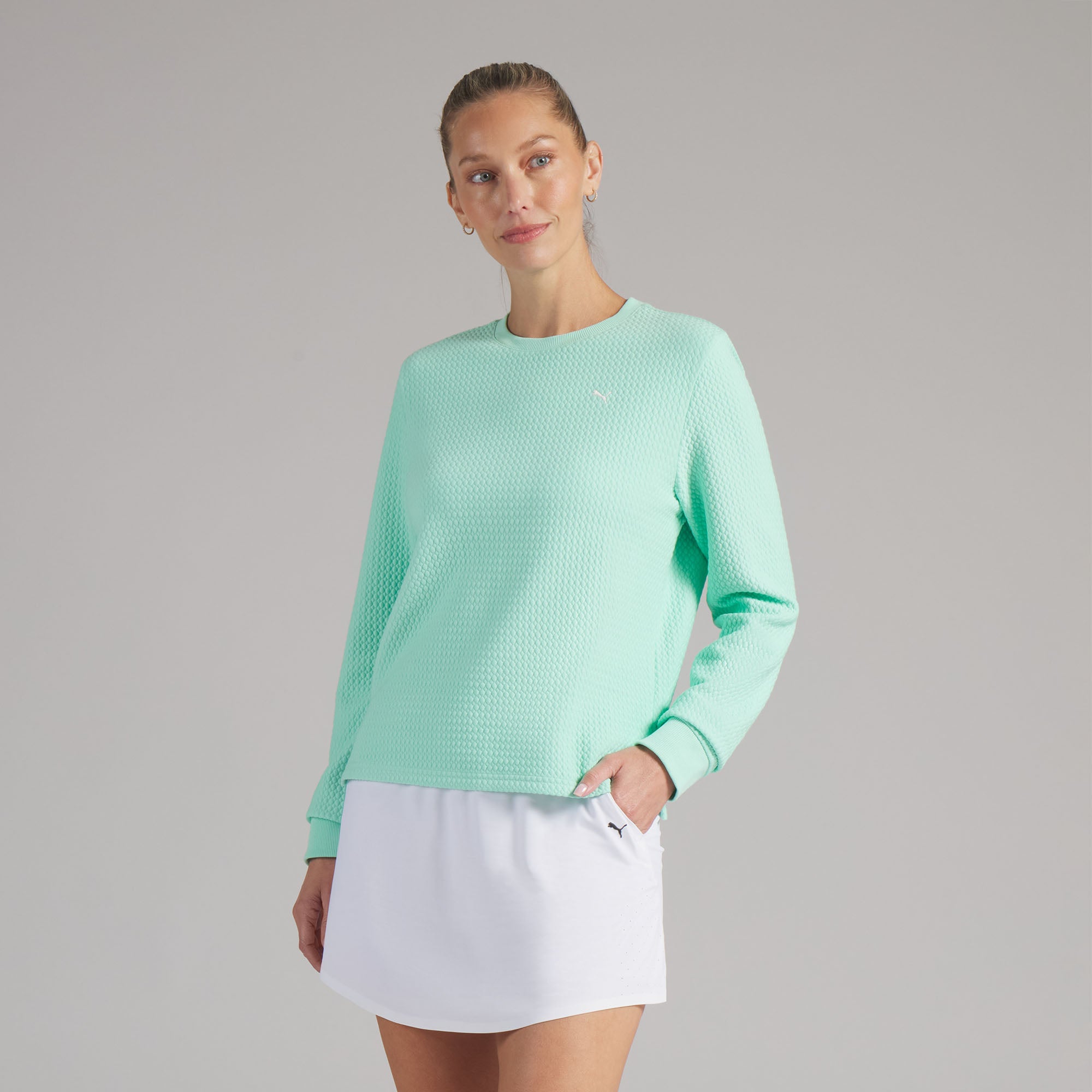 Women's Boulder LC Crew Golf Sweater – PUMA Golf