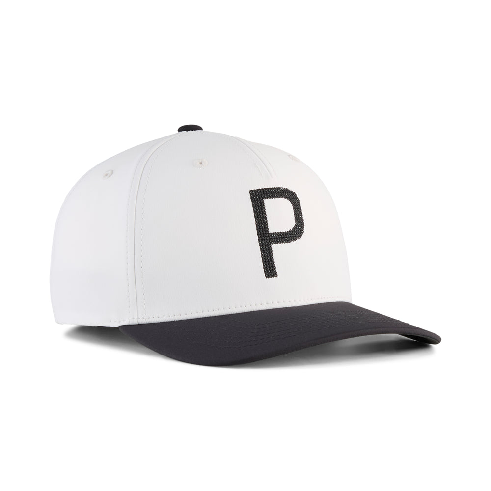PUMA Golf Crafted P Golf Cap Warm white / puma black