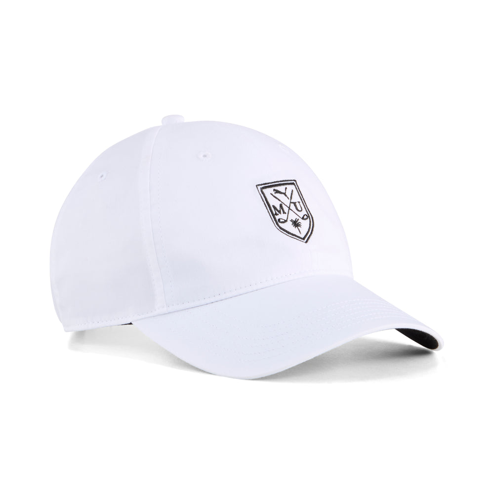 PUMA Golf Women's MUMU Crest Golf Cap White glow