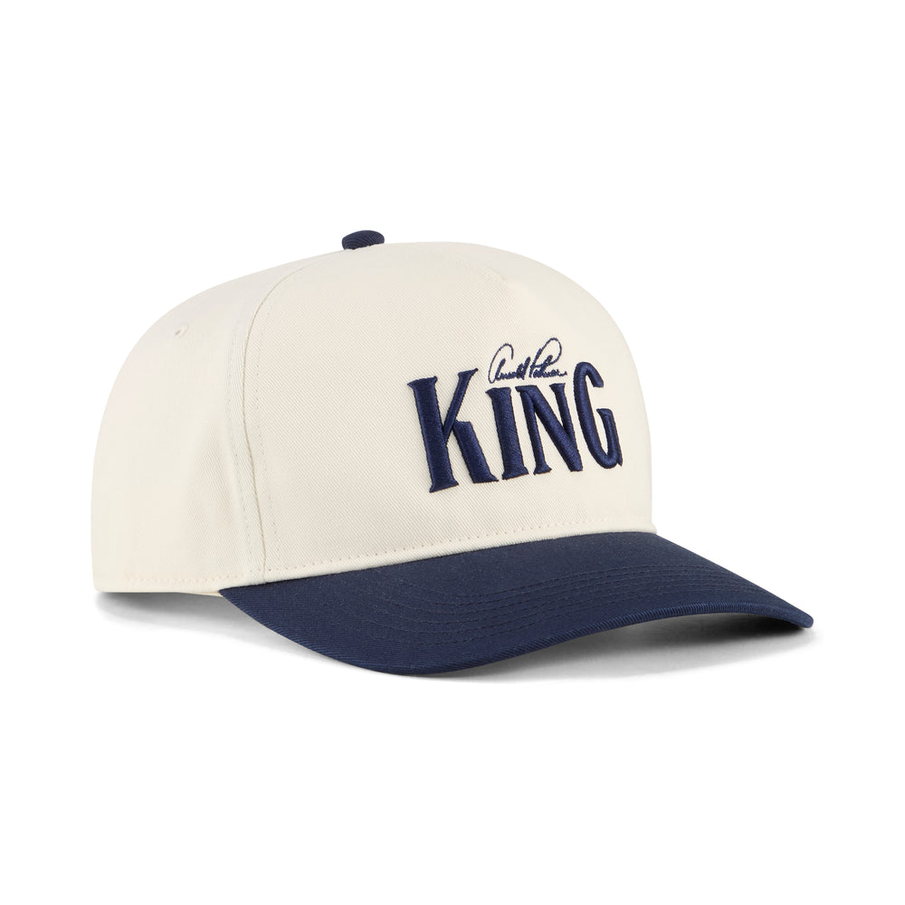 PUMA Golf AP King Golf Cap Alpine snow / deep navy