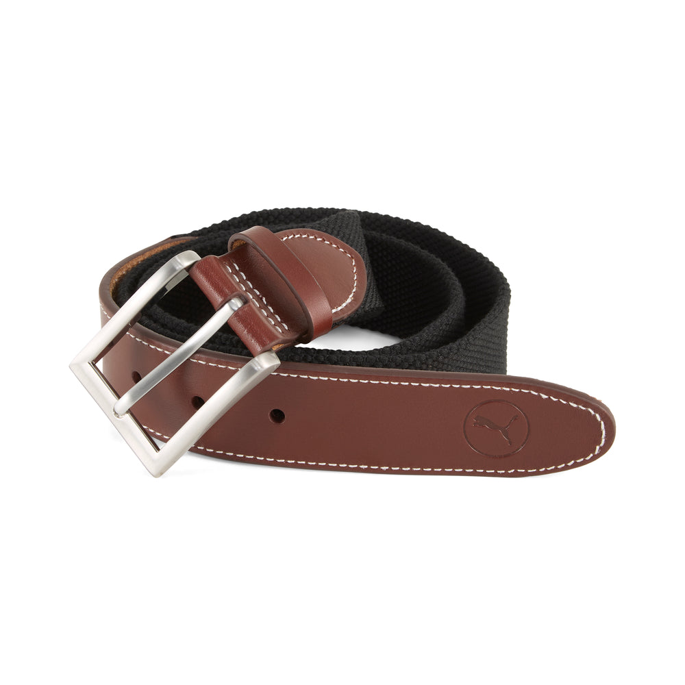 PUMA Golf Needlepoint Canvas Golf Belt Puma black / l