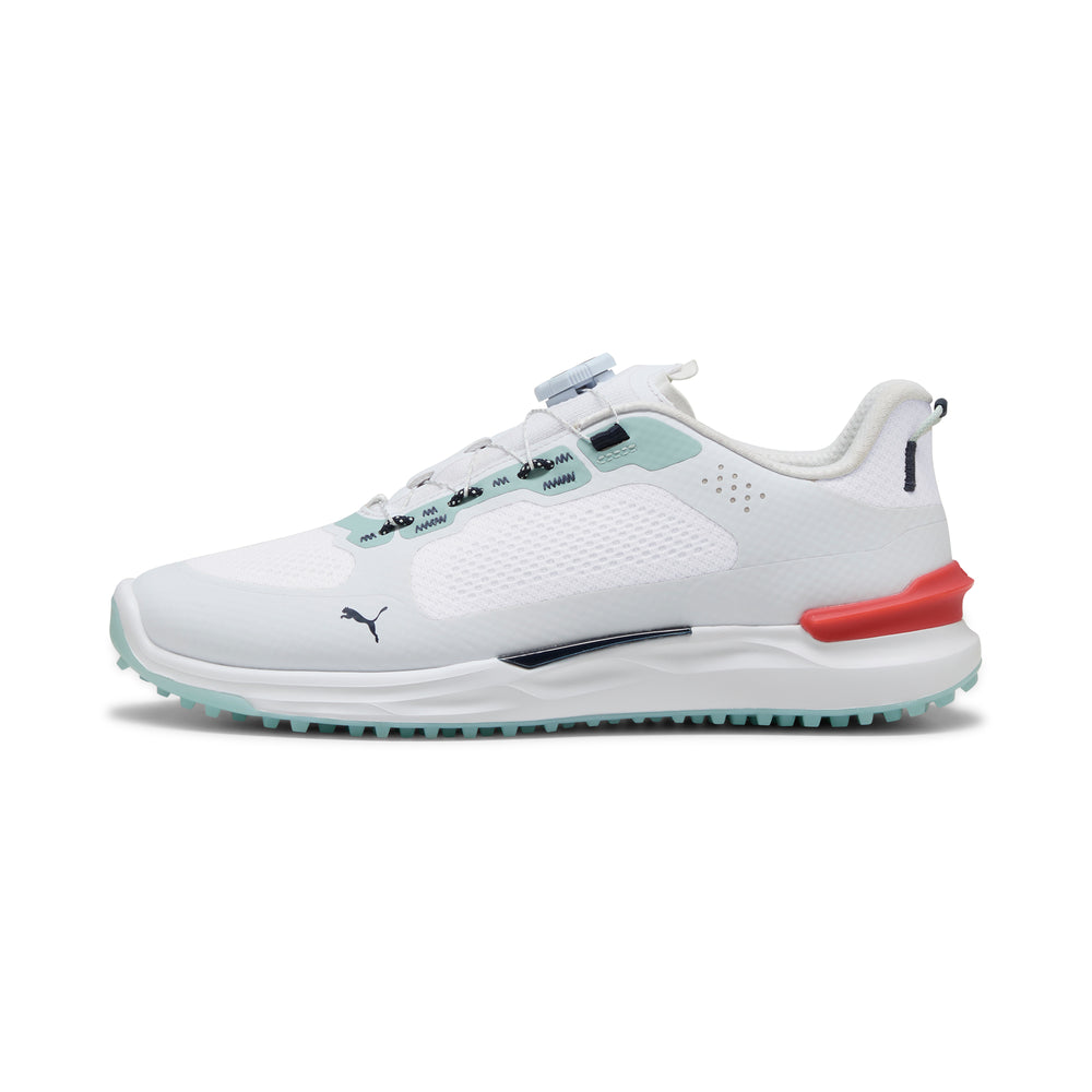 PUMA Golf IGNITE ELEVATE 2 Disc Spikeless Golf Shoes Puma white / modern mint / 12