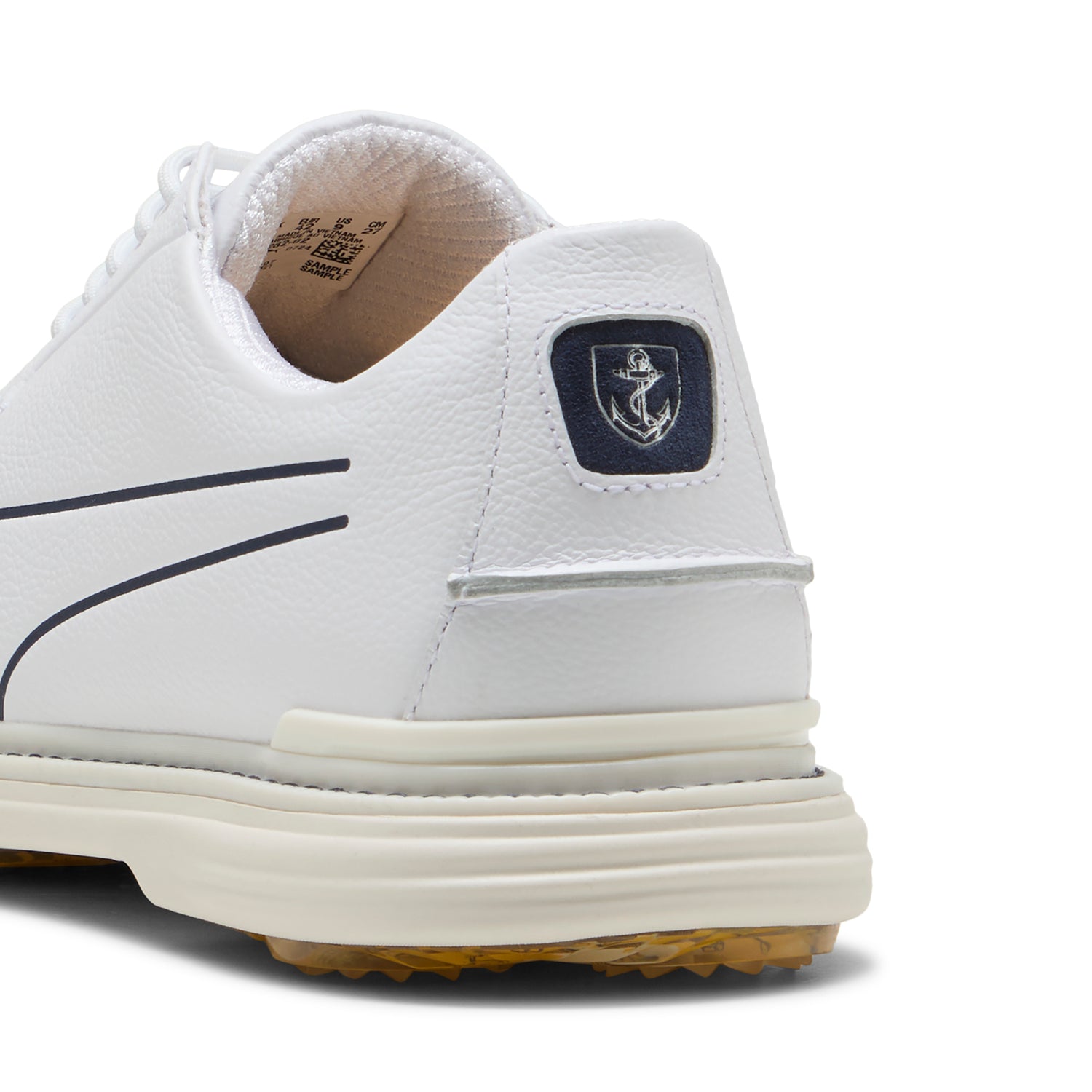 Puma White / Deep Navy / Gold