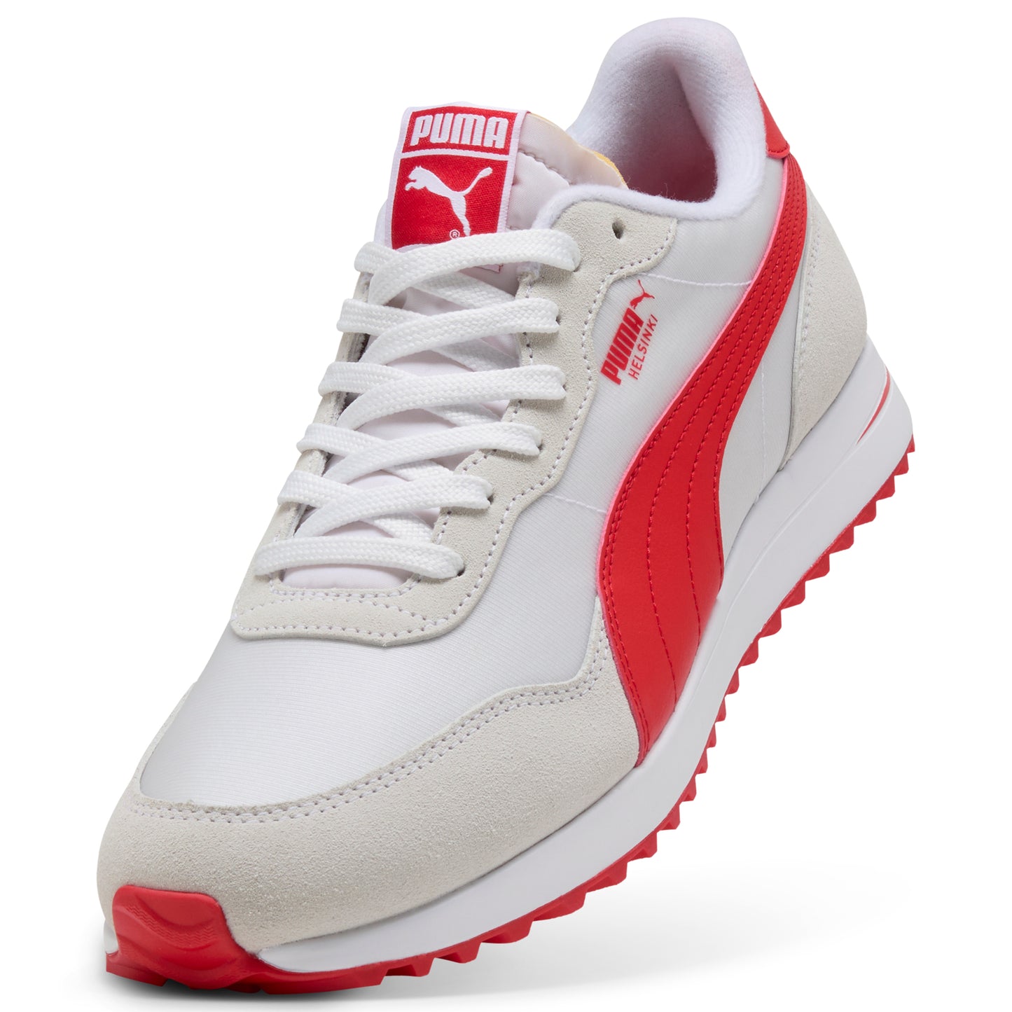 Puma White / Puma Red
