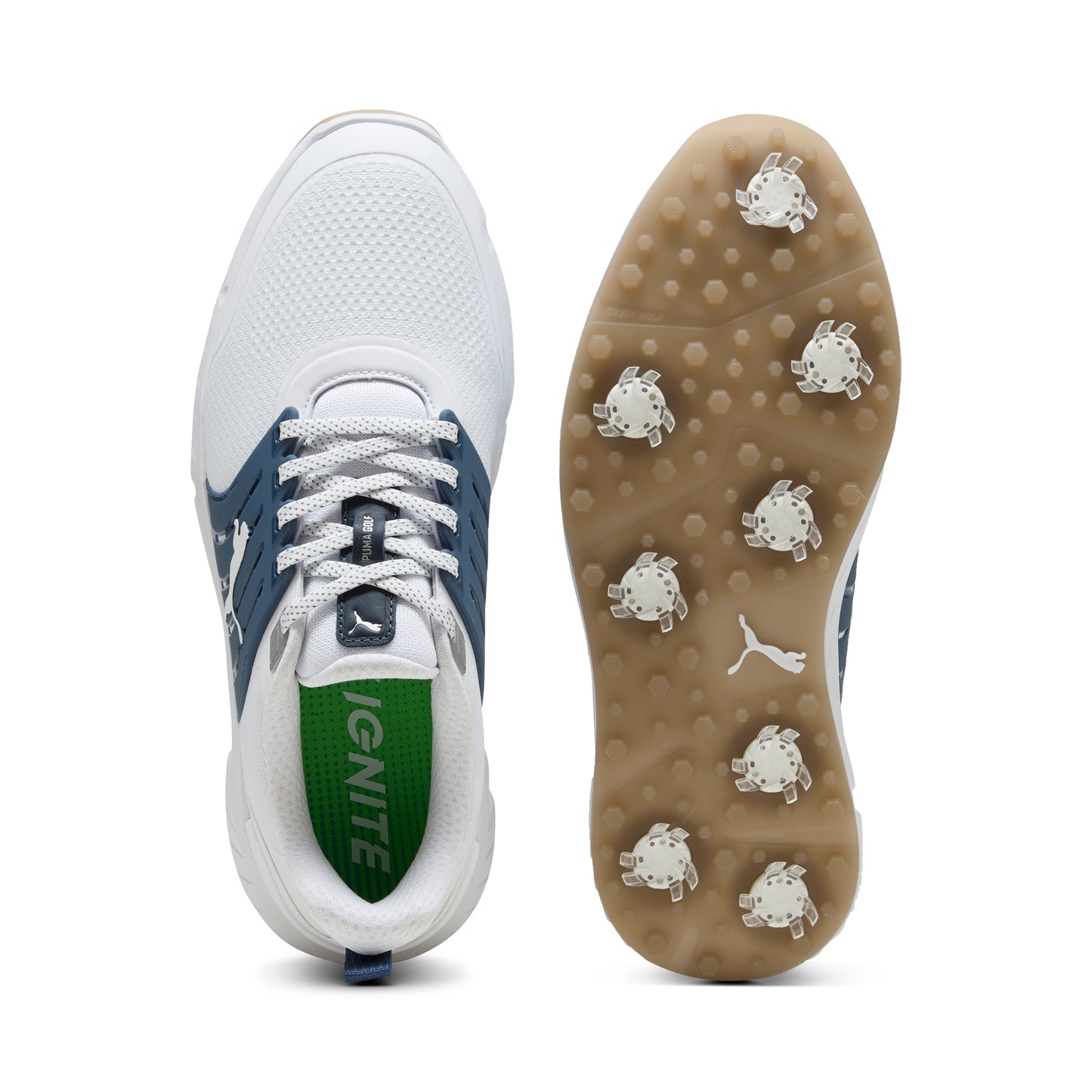 Puma White / Ice Coffee / Dark Indigo