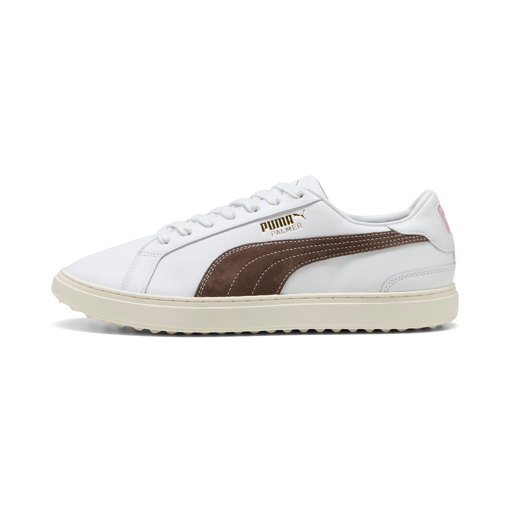 AP Classic G Spikeless Golf Shoes Puma white / flat bronze / pale pink / 8.5