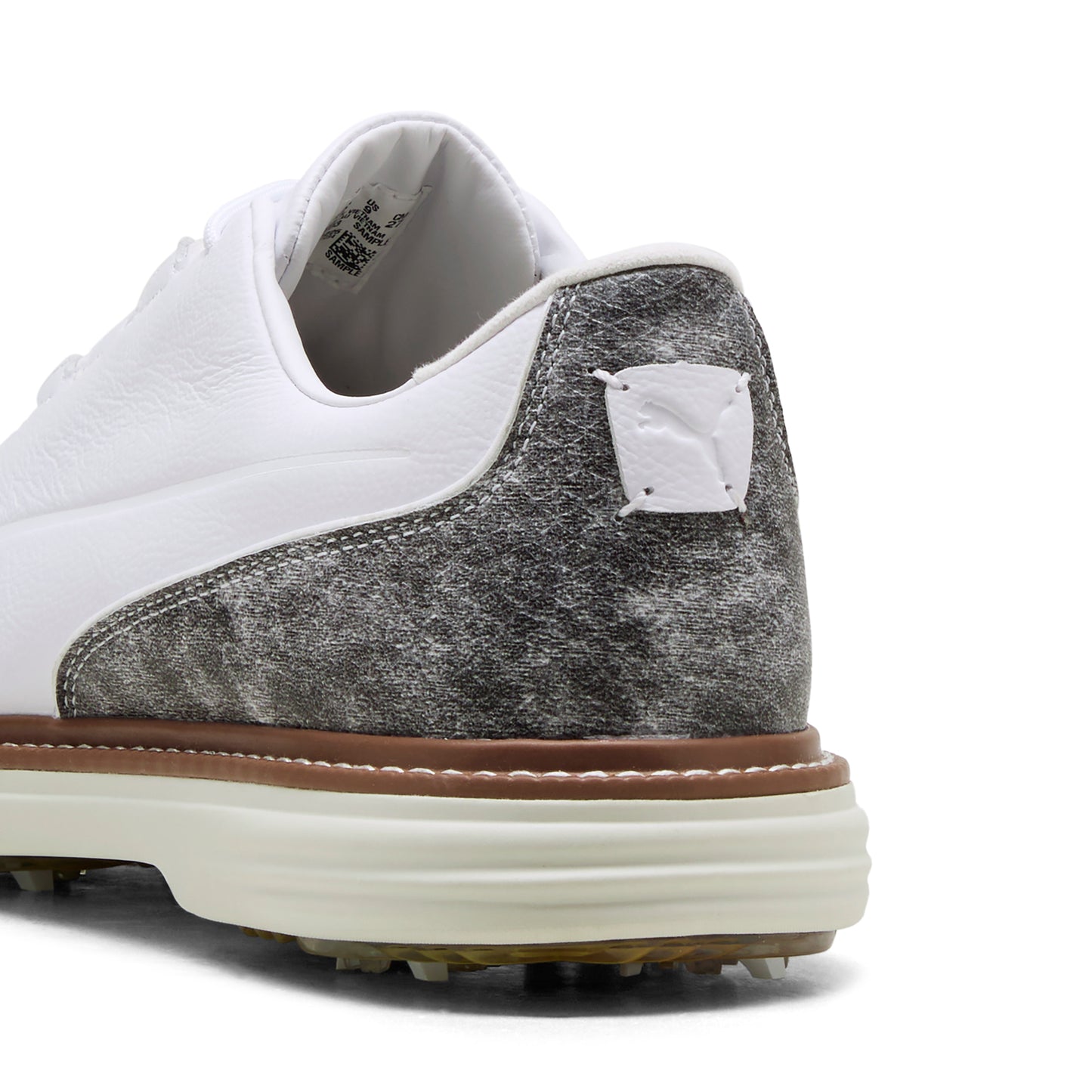 Puma White / Brown Mushroom