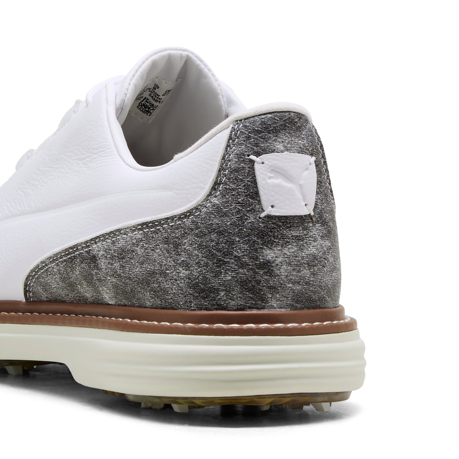 Puma White / Brown Mushroom