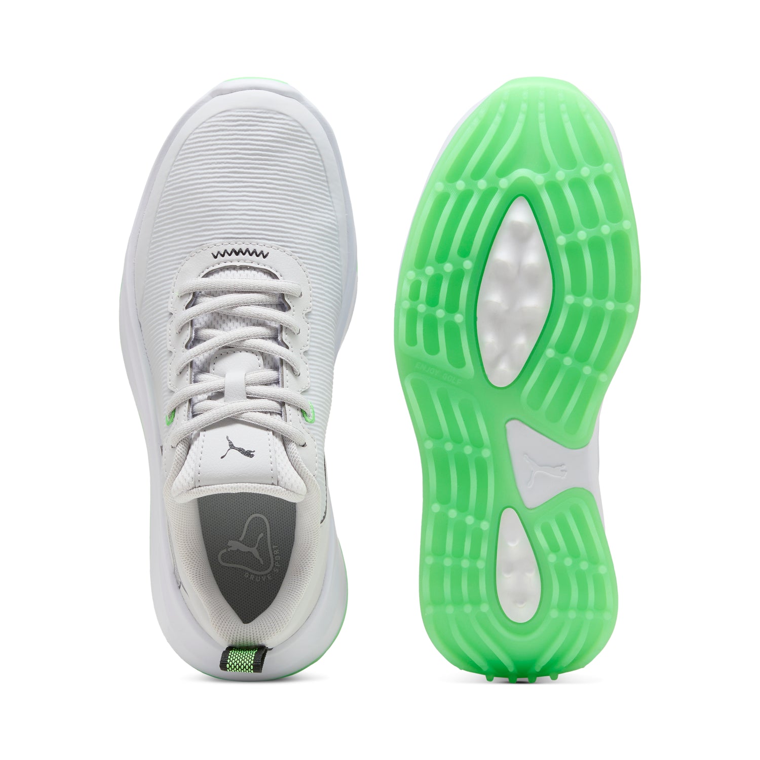 Feather Gray / Puma White / Fluro Green