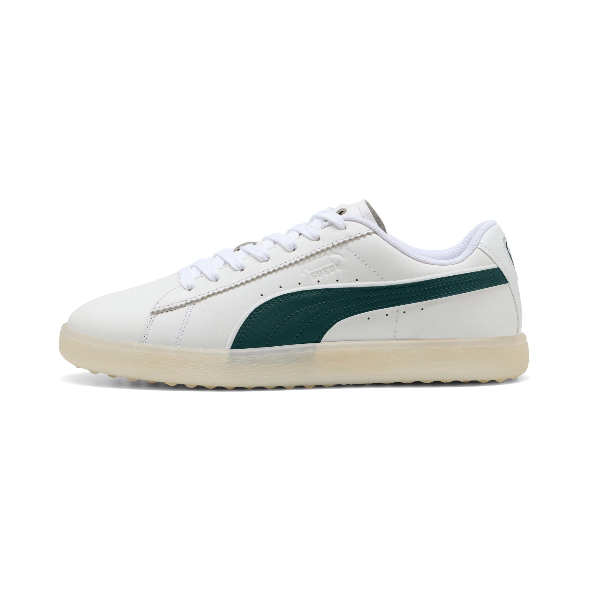 ☆PUMA ゴルフシューズ ホワイト/グリーン Suede G Spikeless Golf Shoes – PUMA Golf