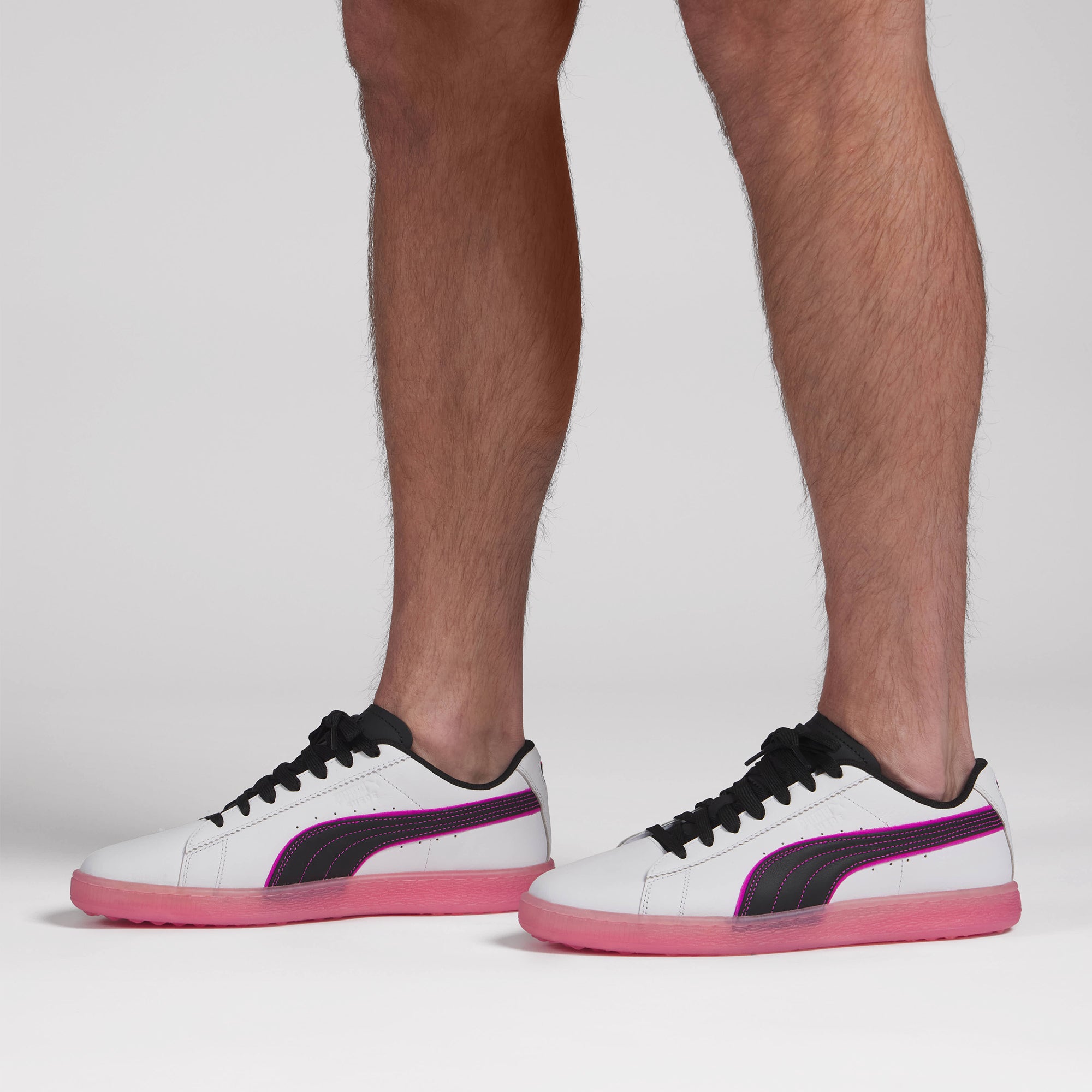 Puma White / Glowing Pink