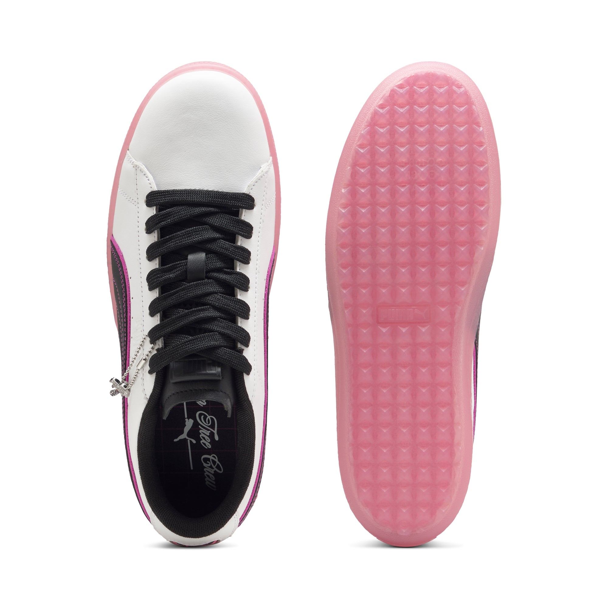 Puma White / Glowing Pink