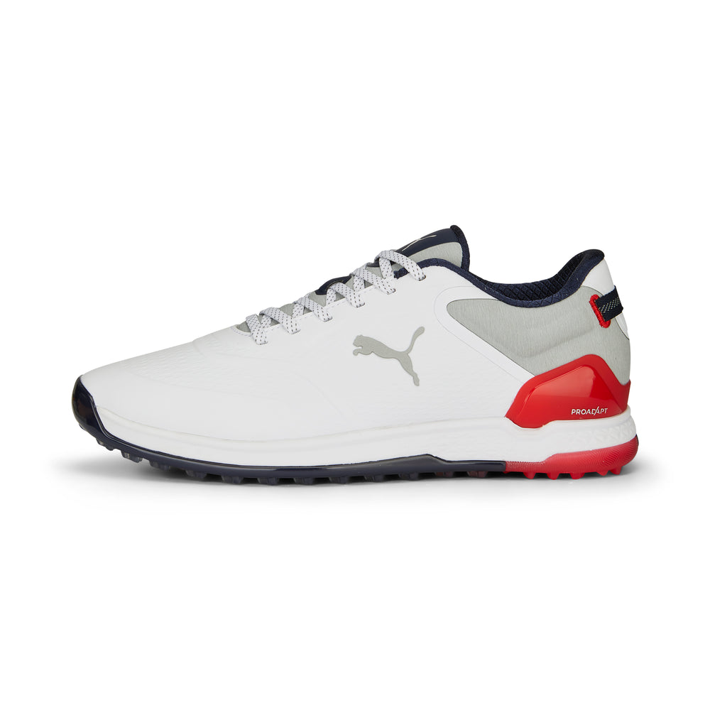 PUMA Golf PROADAPT ALPHACAT 2.0 Spikeless Golf Shoes Puma white / puma navy / for all time red / 12