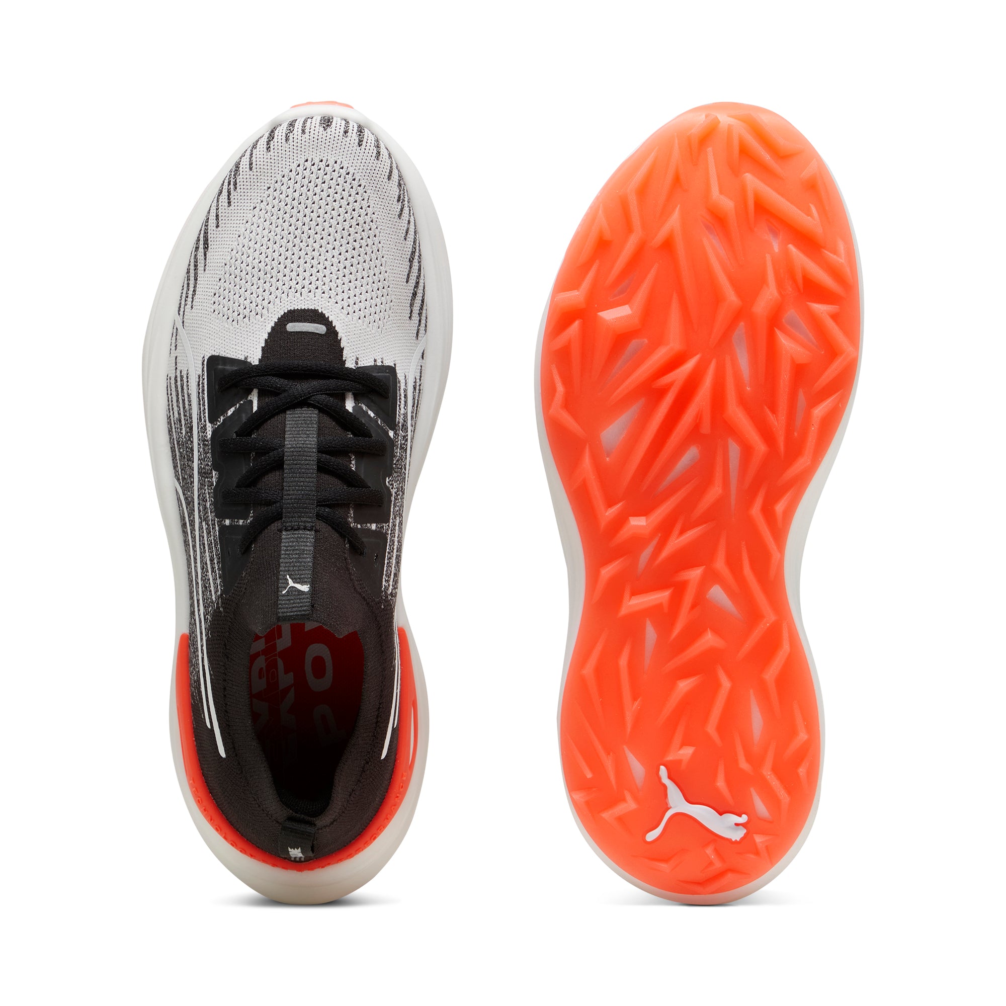 Puma White / Puma Black / Red Blast