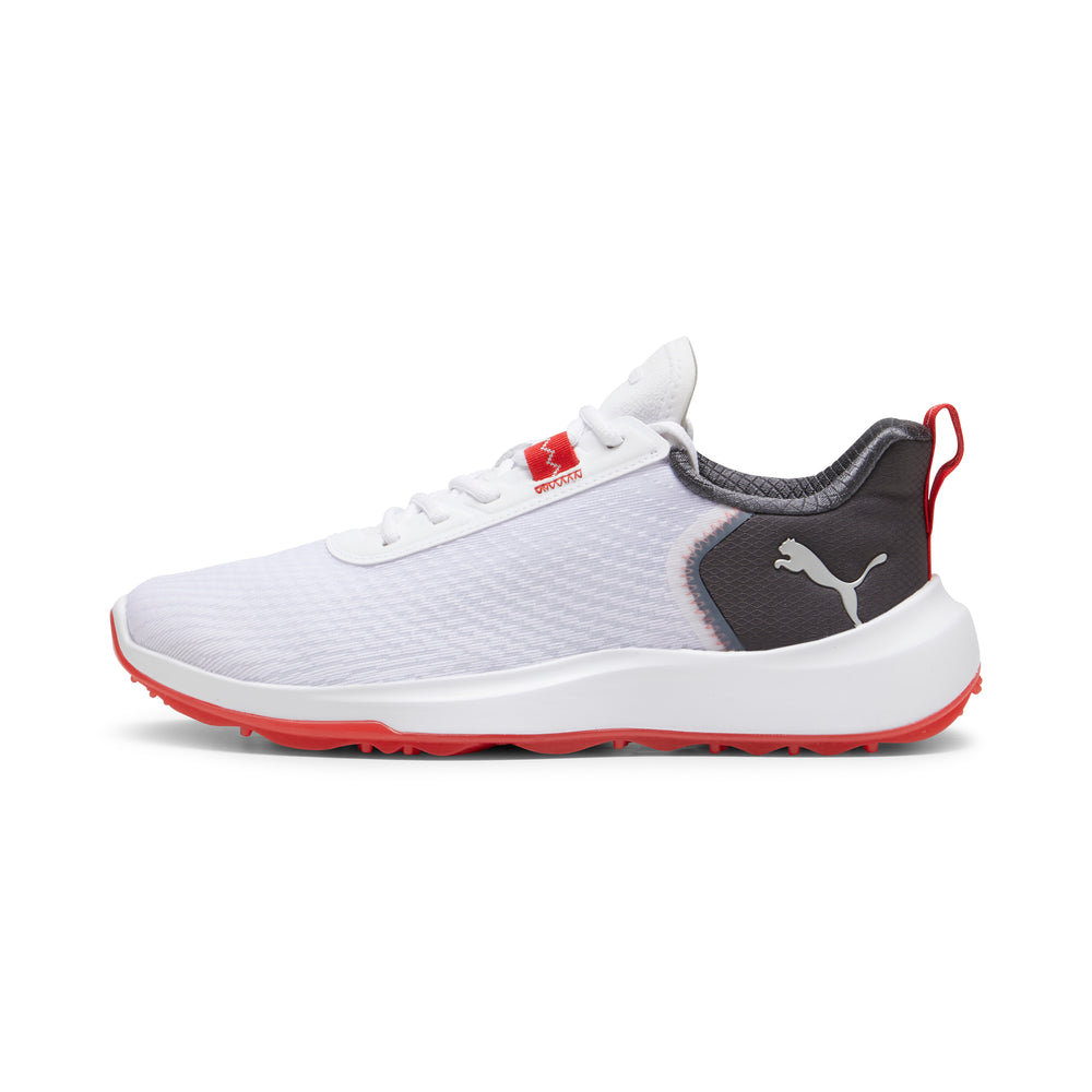 PUMA Golf FUSION CRUSH SPORT Spikeless Golf Shoes Puma white / dark coal / 11.5