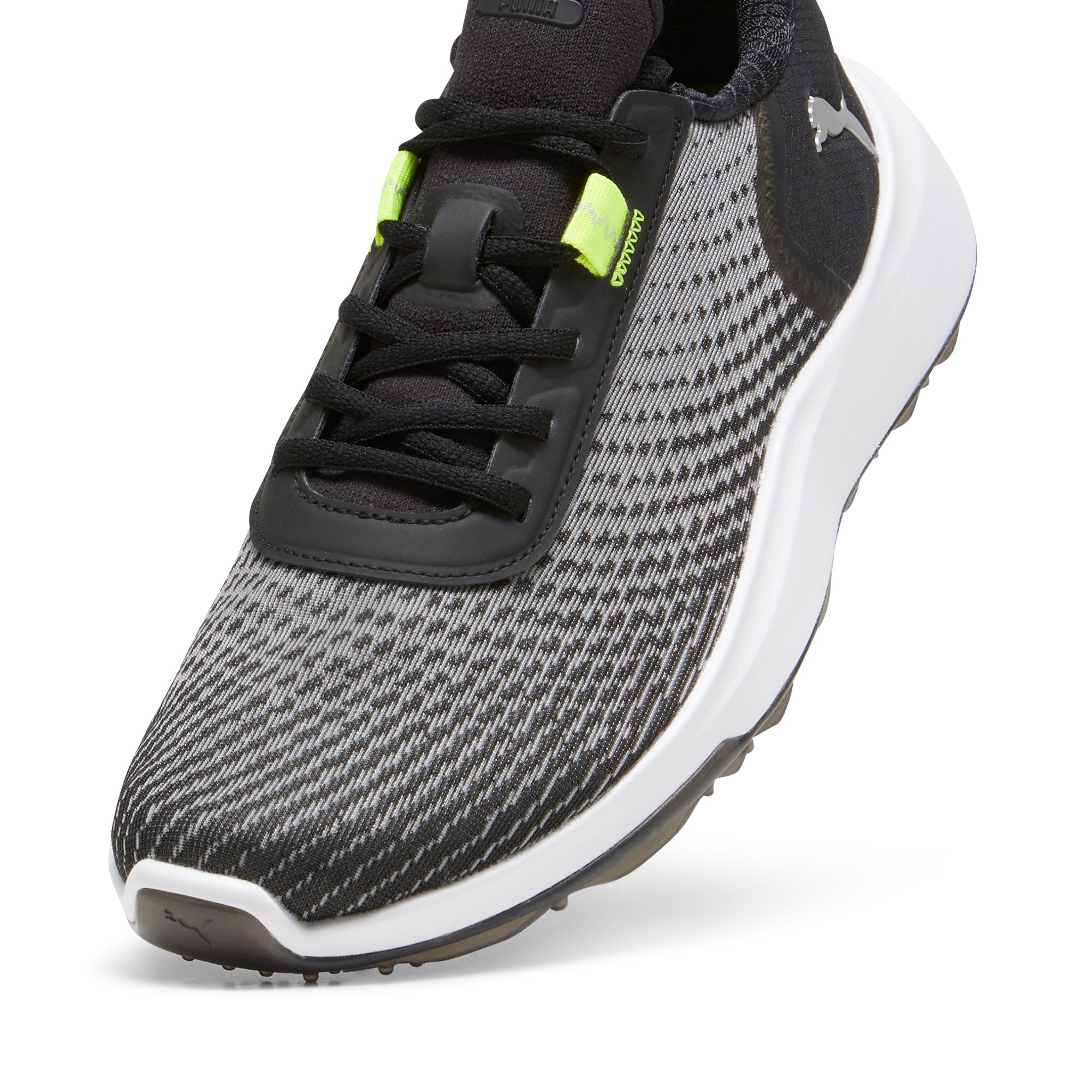 PUMA FUSION FOAM ゴルフシューズ PUMA Fusion Pro Golf Shoes Quarry/PUMA Silver/Red Blast - Carl's