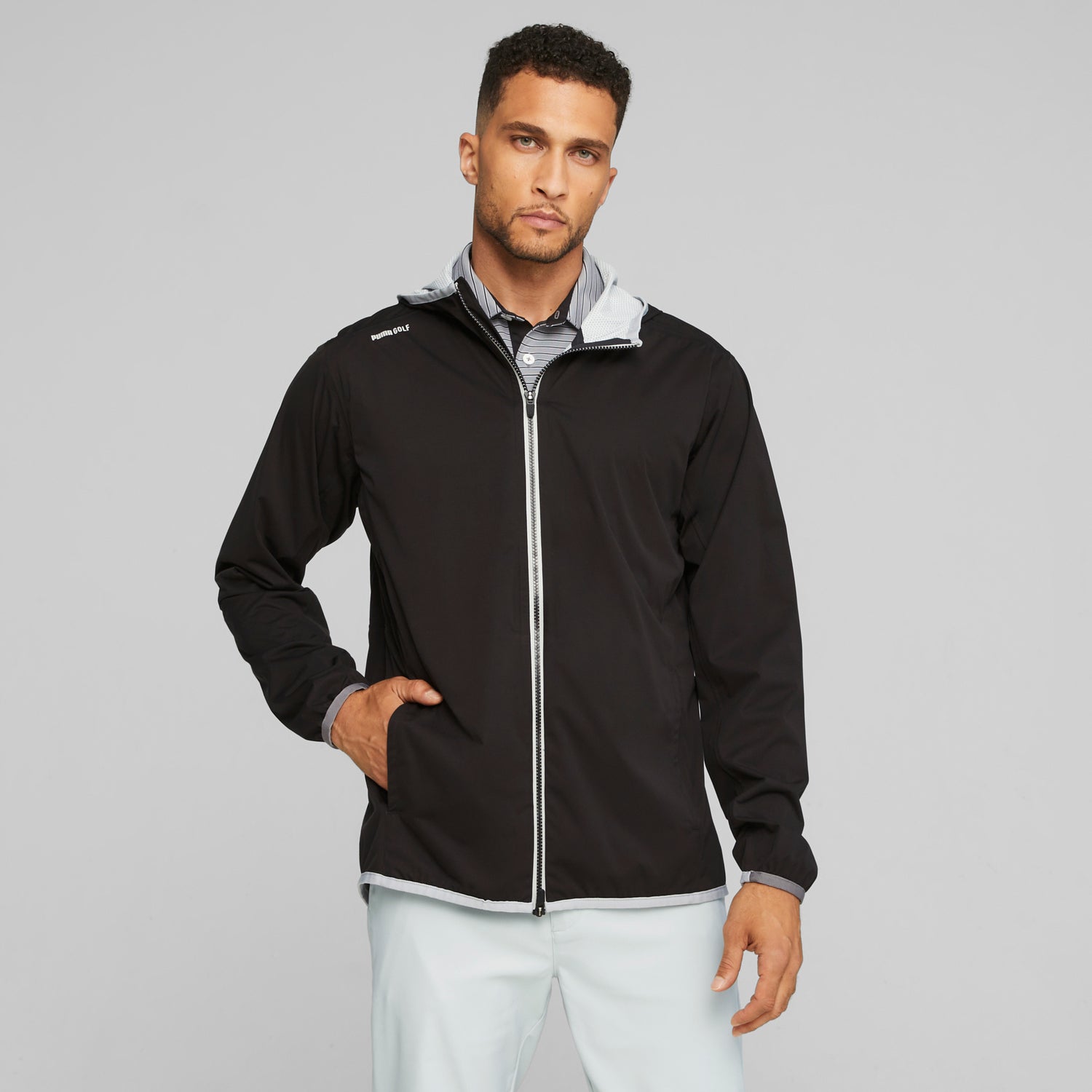 DRYLBL Packable Rain Golf Jacket – PUMA Golf - Main Image