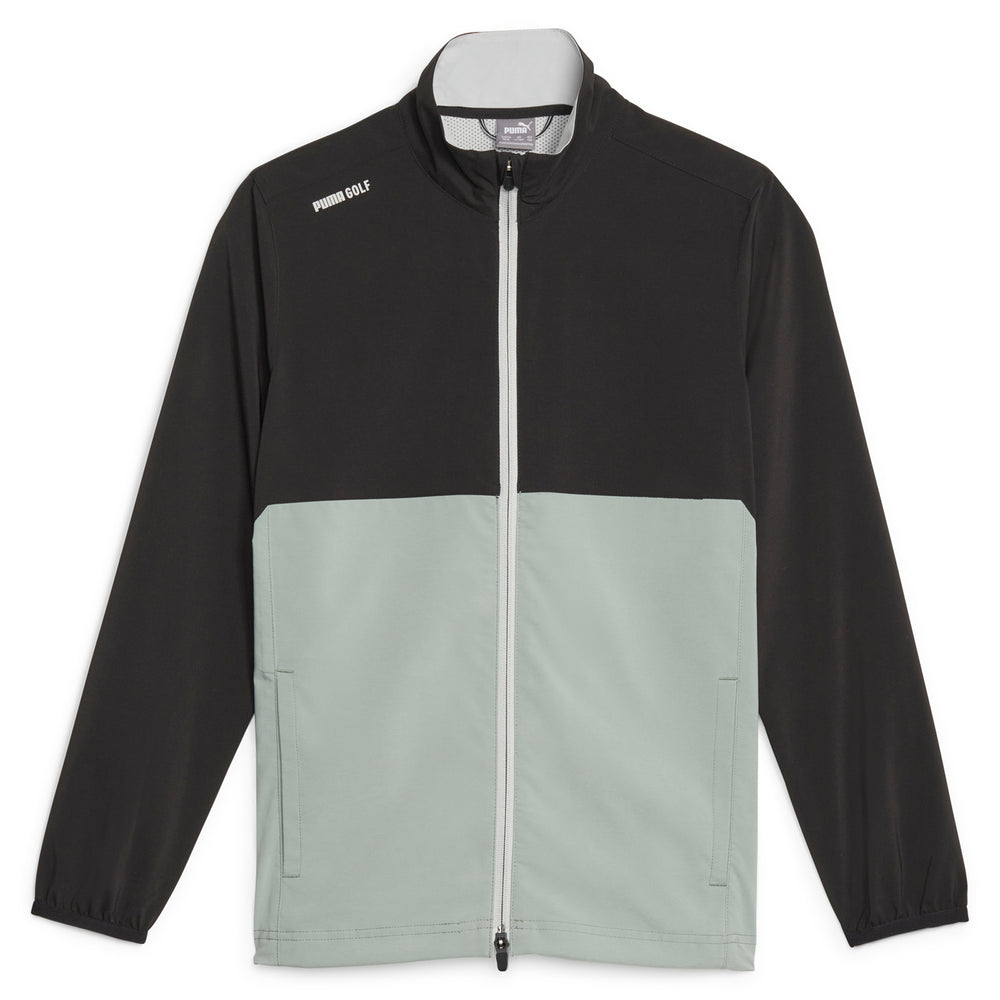 PUMA Golf Boy's Monterey Wind Golf Jacket Puma black / slate sky / s