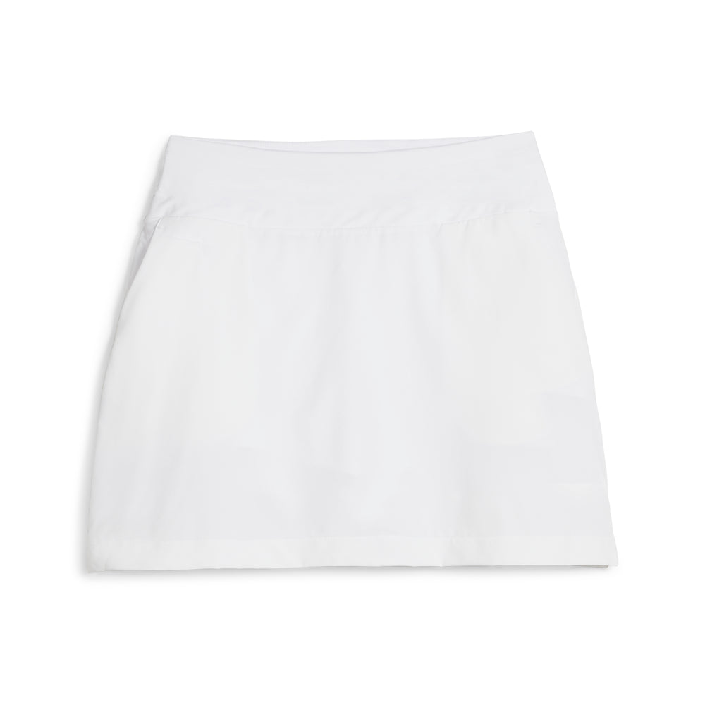 PUMA Golf Women's Blake 15.5" Golf Skirt White glow / xxs