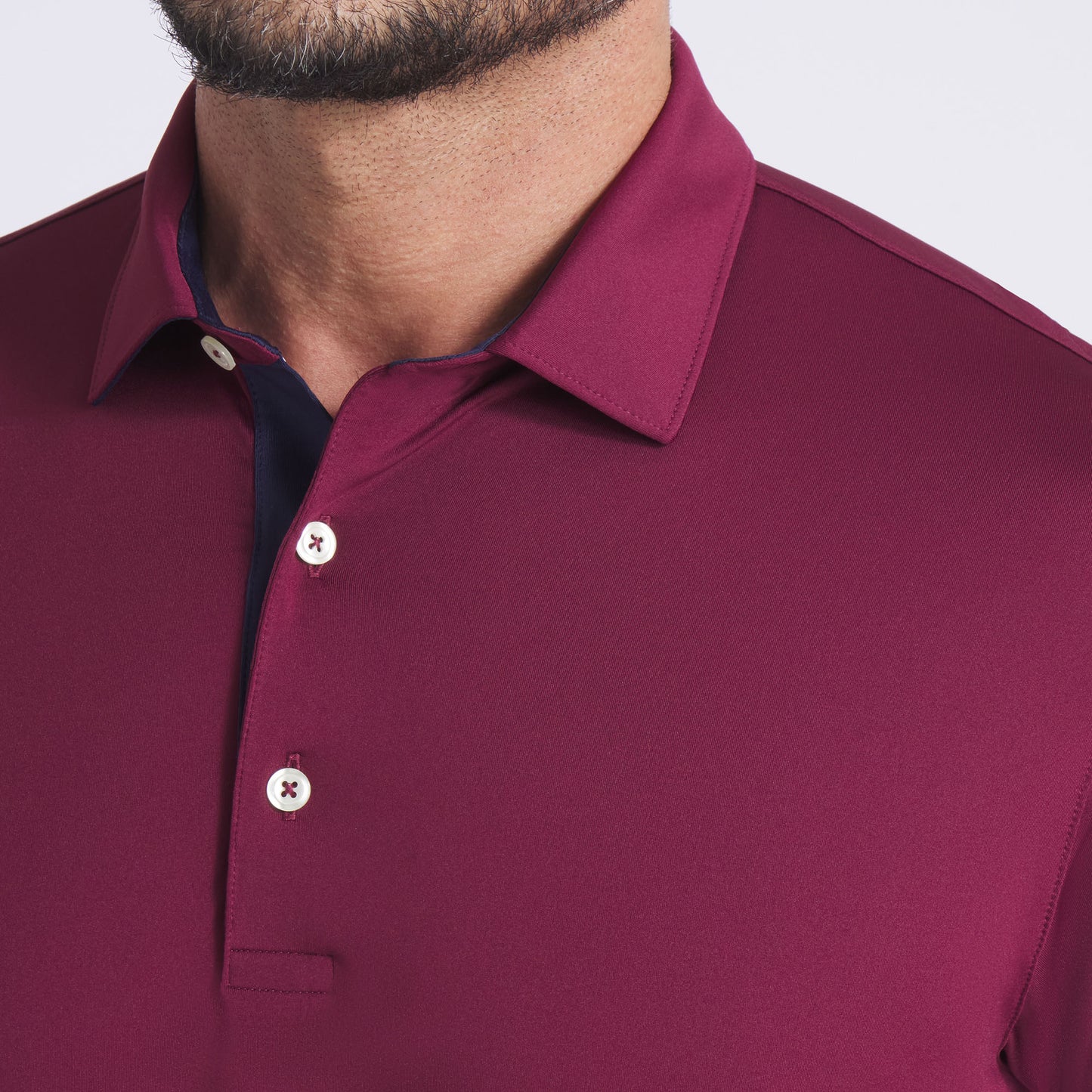 Ruby Shimmer / Deep Navy