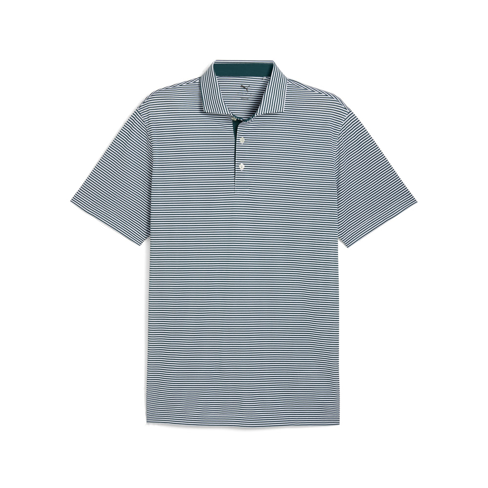 Isle Pique Golf Polo Green terrain / white glow / xxl