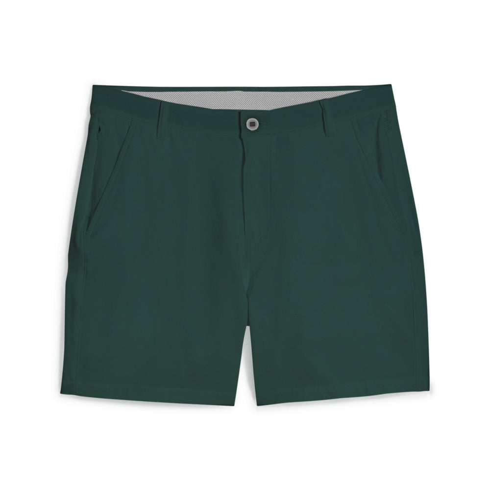 PUMA Golf 101 Solid 7" Golf Shorts Green terrain / 28