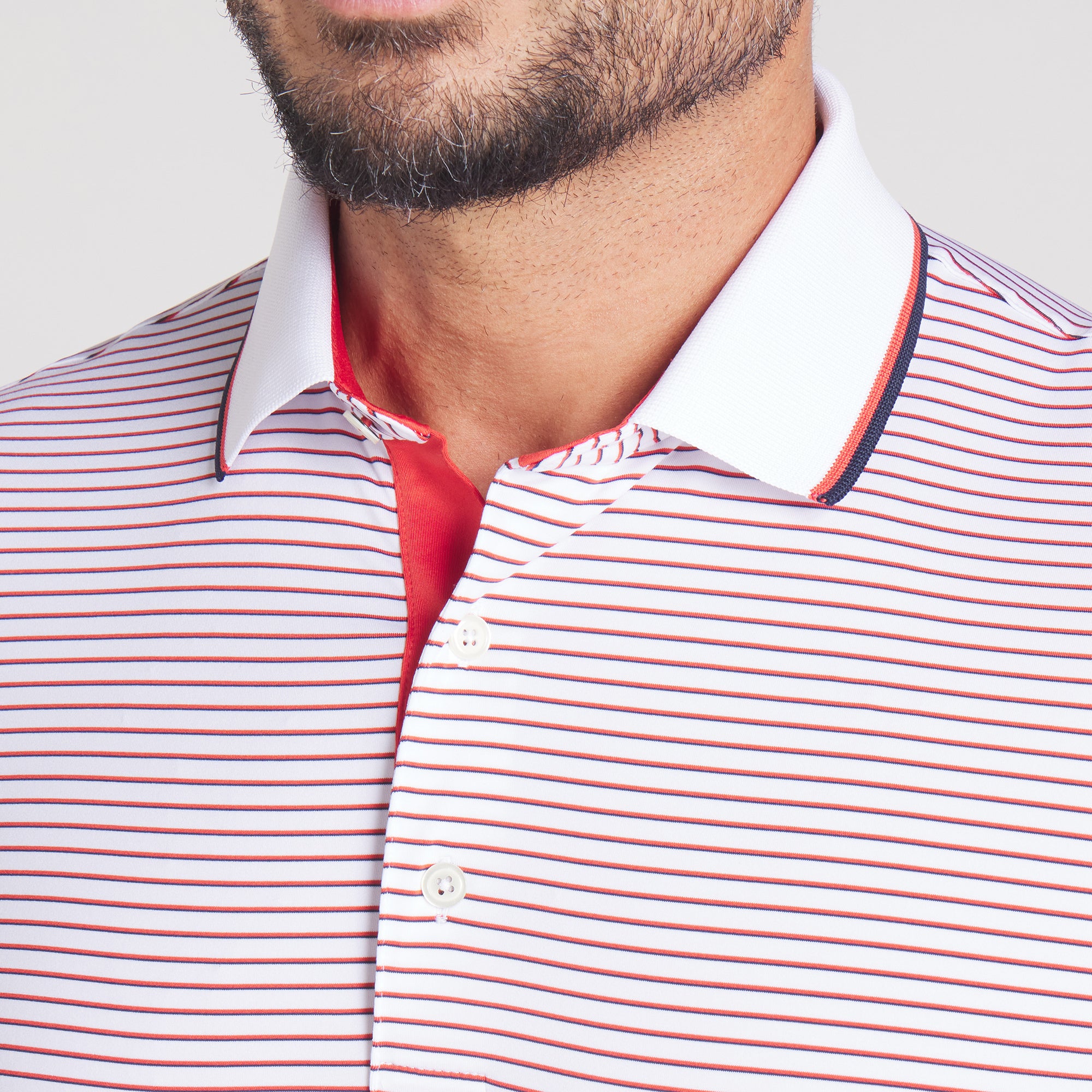 Red Fire / Deep Navy