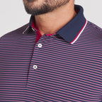 Deep Navy / Dark Crimson