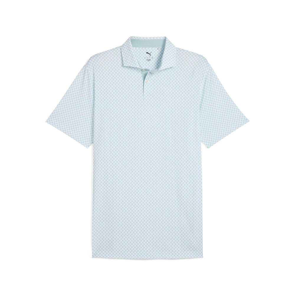 PUMA Golf MATTR Micro Floral Golf Polo White glow / modern mint / xxl