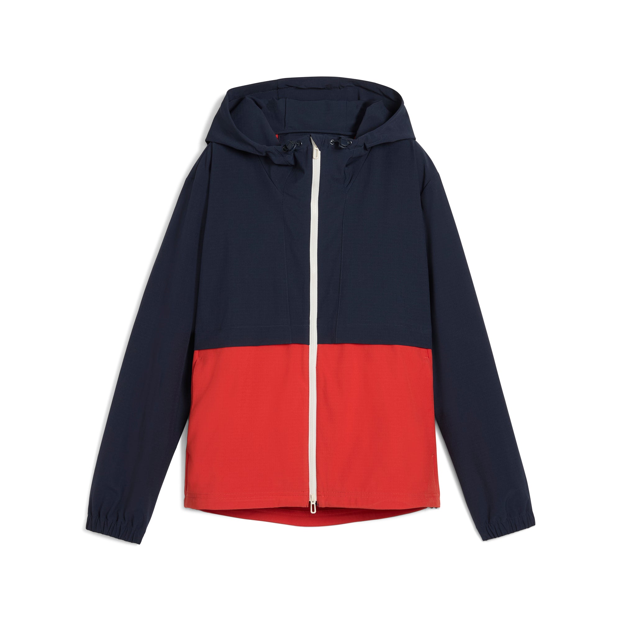 Deep Navy / Red Fire