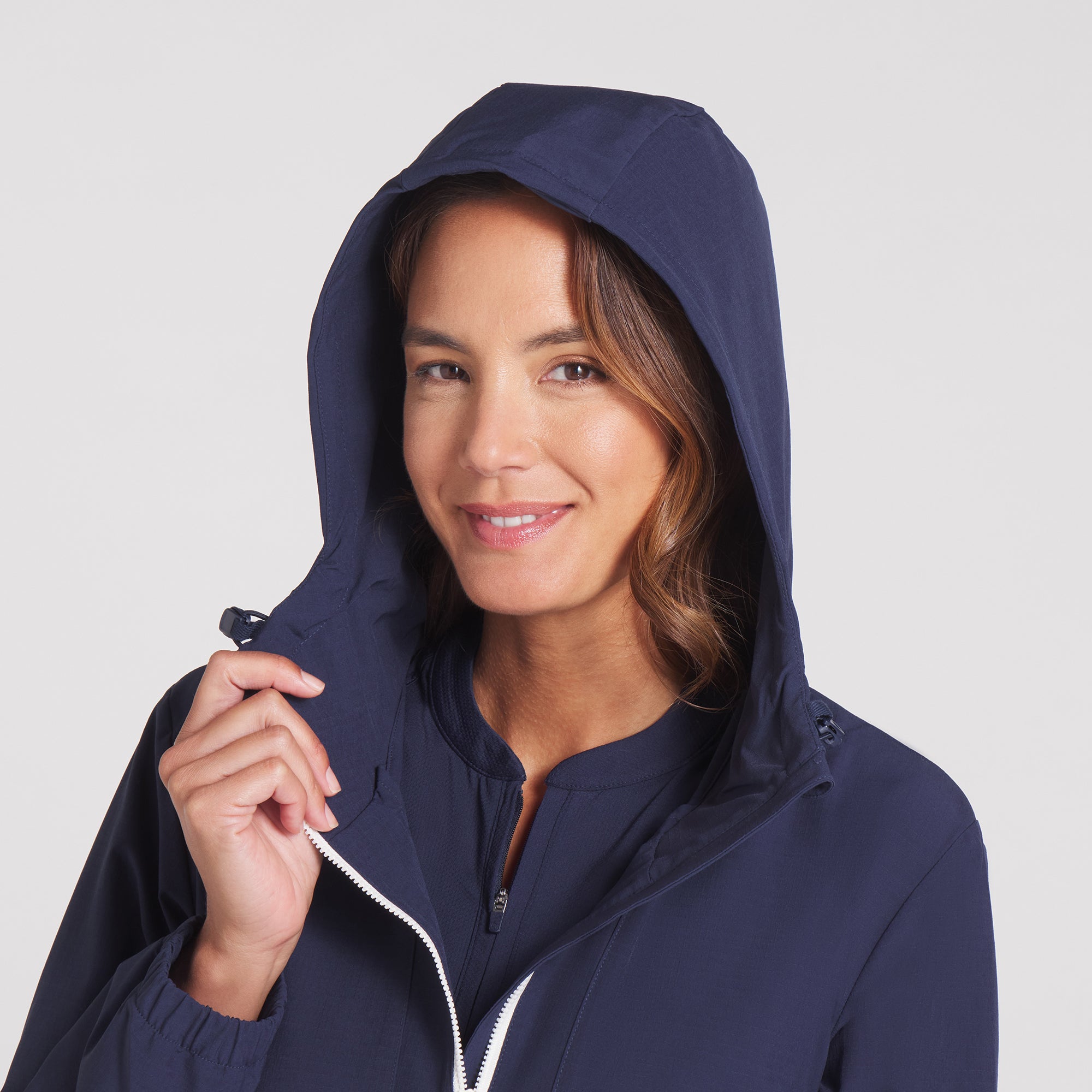 Deep Navy / Red Fire