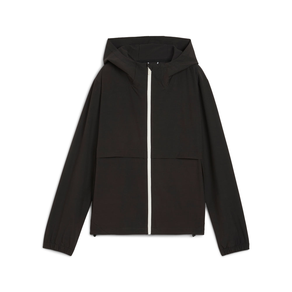 PUMA Golf Women's Ripguard Full Zip Golf Jacket Puma black / warm white / l