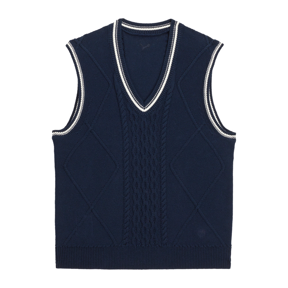 PUMA Golf Women's AP Sweater Golf Vest Deep navy / xxl