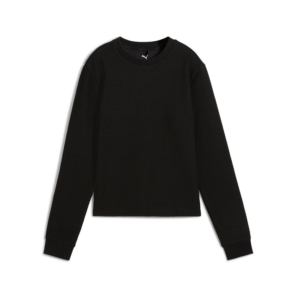 PUMA Golf Women's Boulder Crew Golf Sweater Puma black / xxl