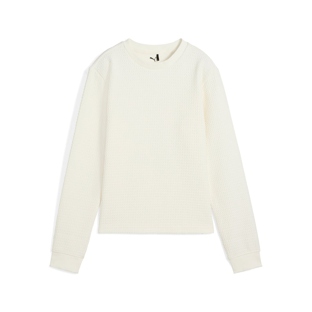 PUMA Golf Women's Boulder Crew Golf Sweater Warm white / xl
