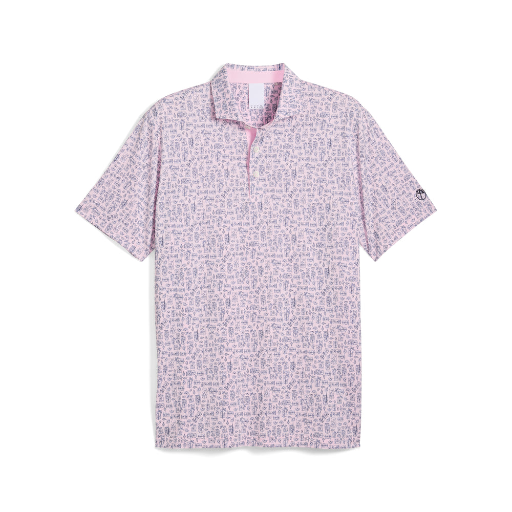 PUMA Golf AP Sketch Golf Polo Pale pink / xxl