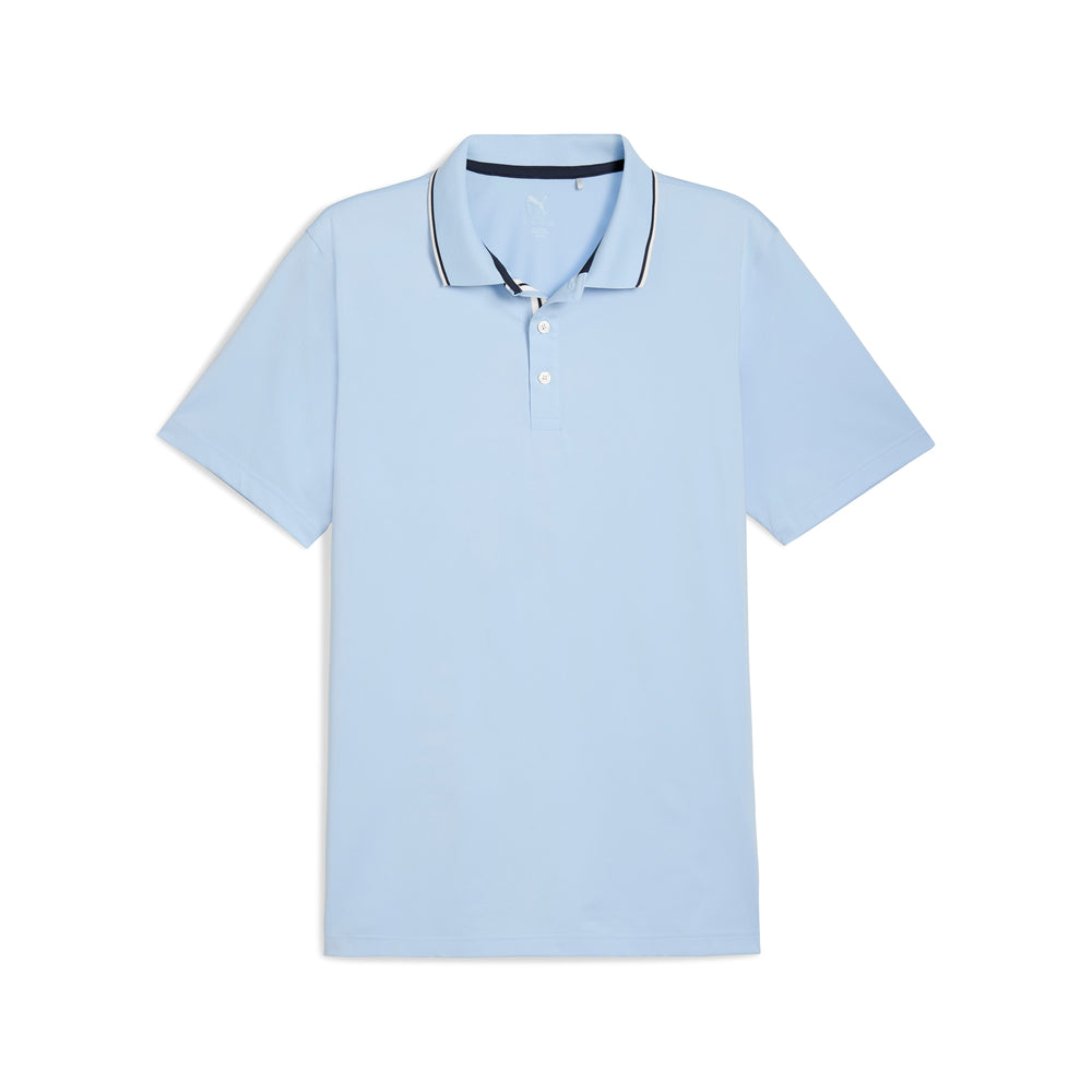 MATTR Elevated Solid Golf Polo Haute tropic / deep navy / l
