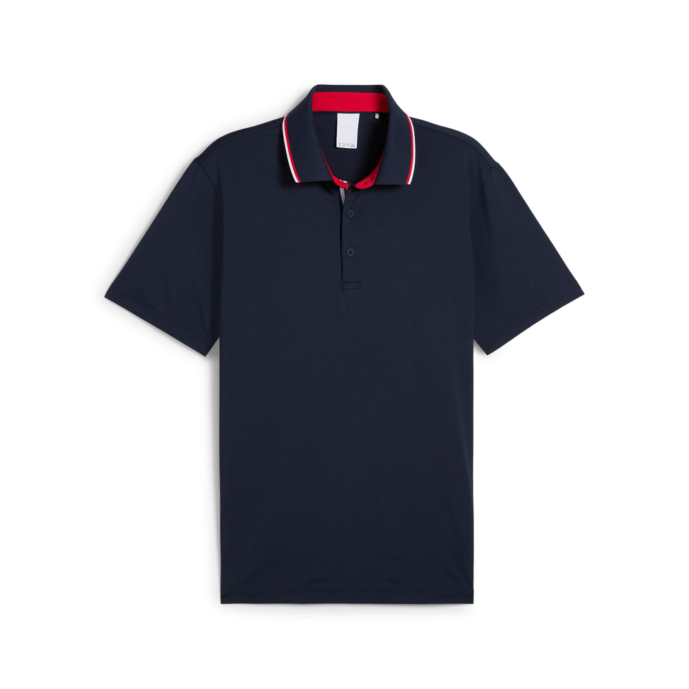 PUMA Golf Volition Tipped Golf Polo Deep navy / s