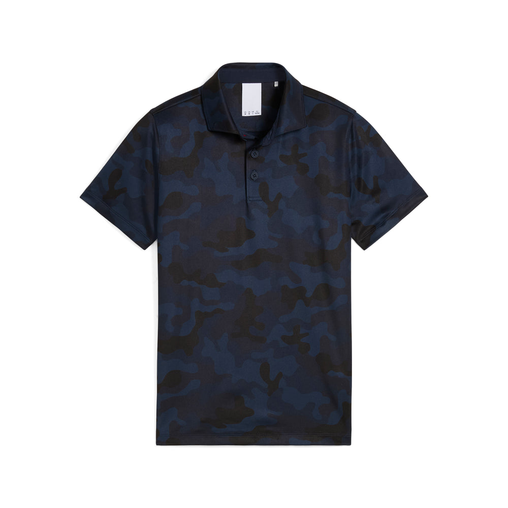 PUMA Golf Boy's Volition Camo Golf Polo Deep navy / s