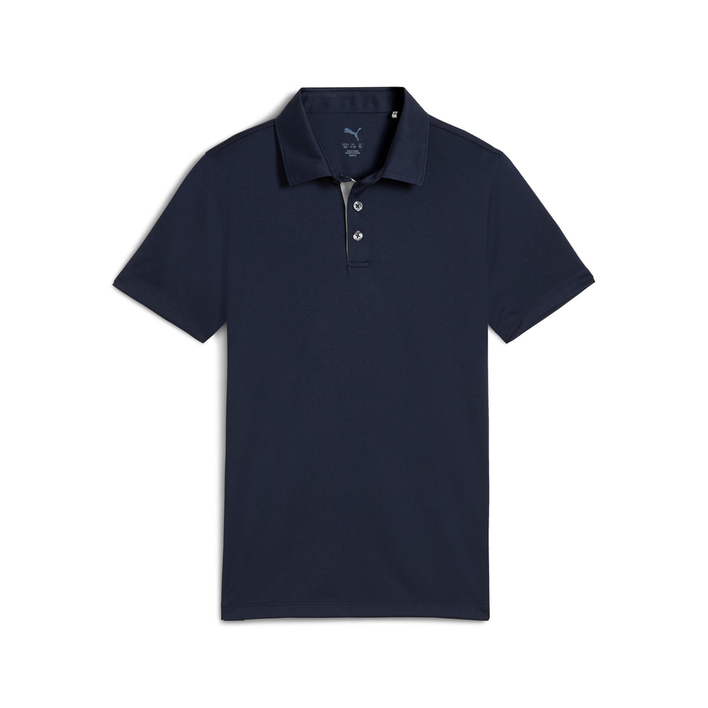 PUMA Golf Boy's Pure 2.0 Golf Polo Deep navy / xs