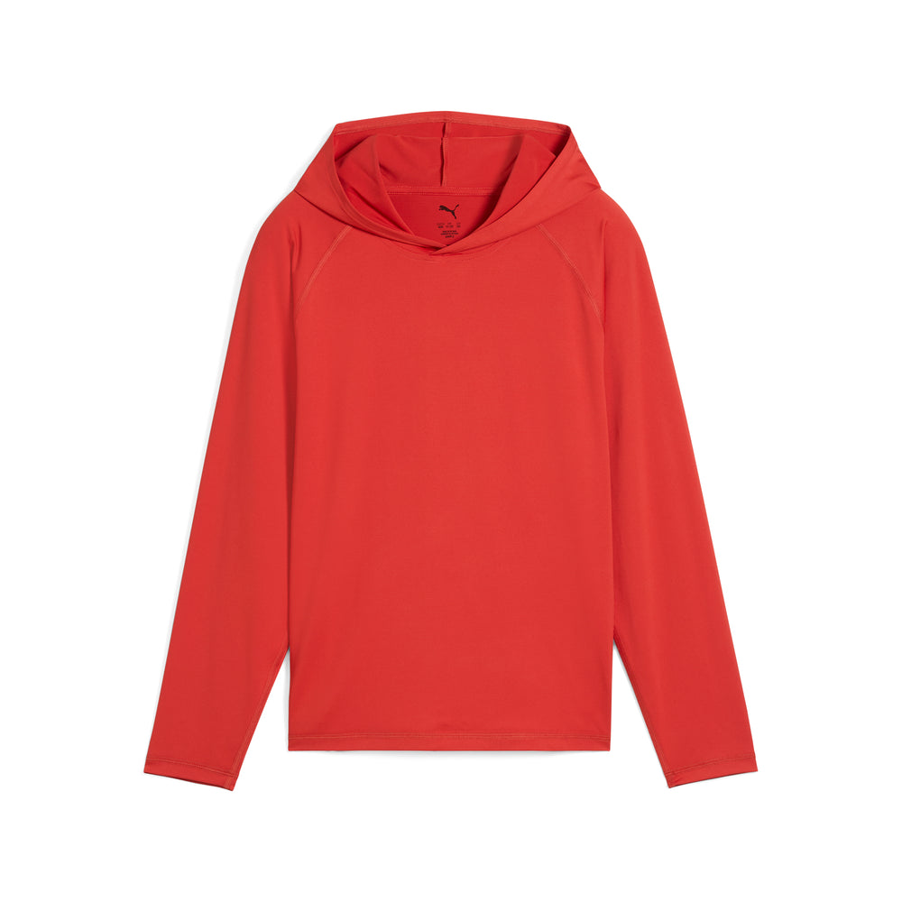 PUMA Golf Boy's YouV Brrr Golf Hoodie Red fire / xs