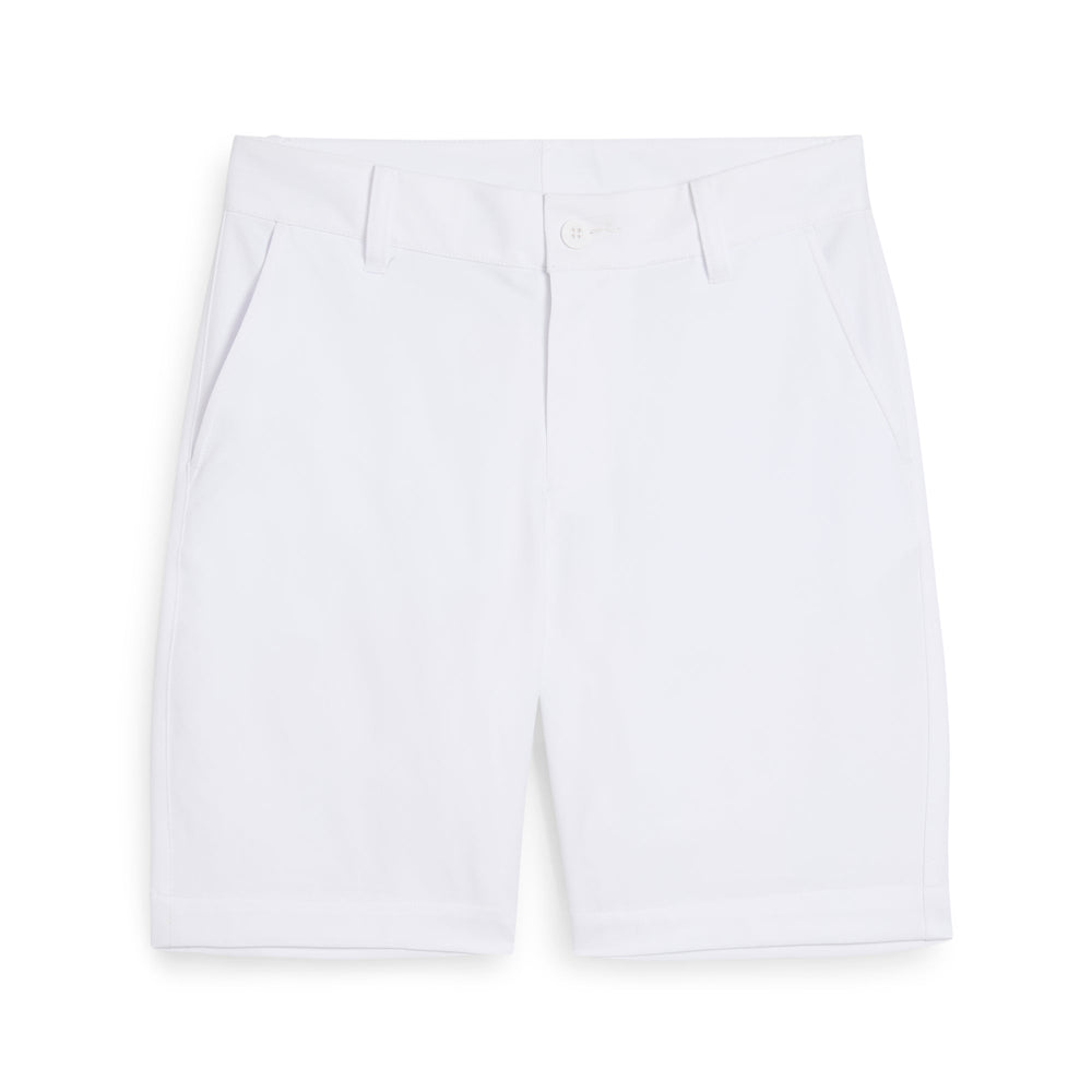 PUMA Golf Boy's Stretch Golf Shorts White glow / xs