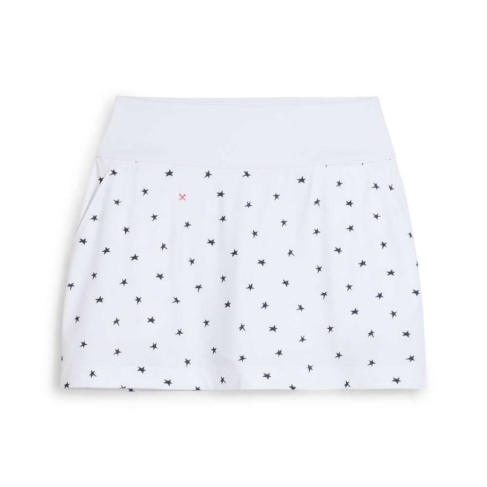 PUMA Golf Women's Volition Dancing Stars Golf Skirt White glow / m