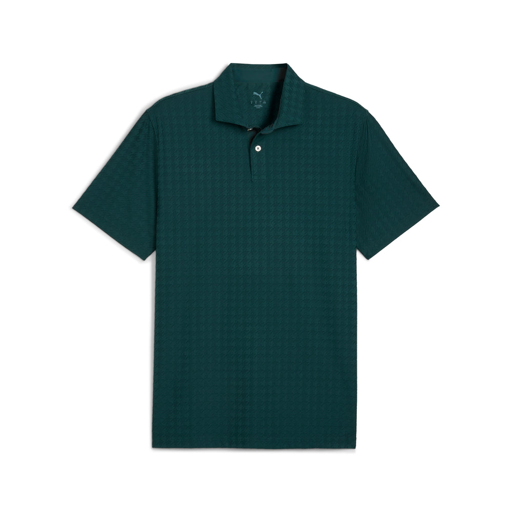 PUMA Golf MATTR Houndstooth Golf Polo Green terrain / m