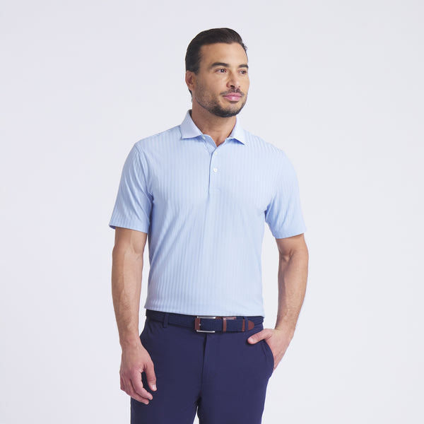MATTR Stripe Jacquard Golf Polo – PUMA Golf