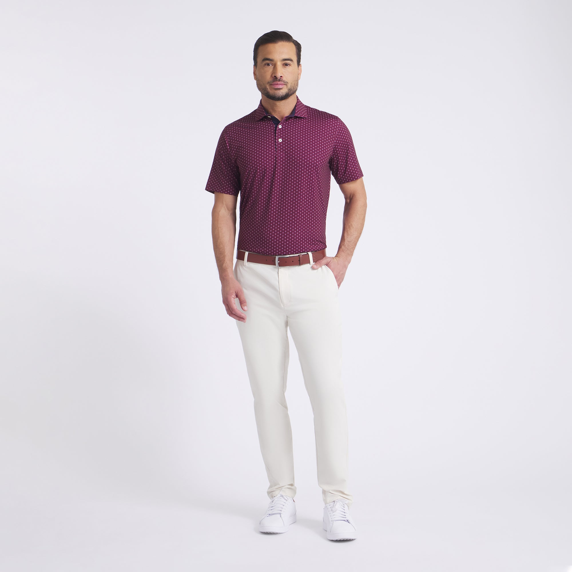 Ruby Shimmer / Deep Navy