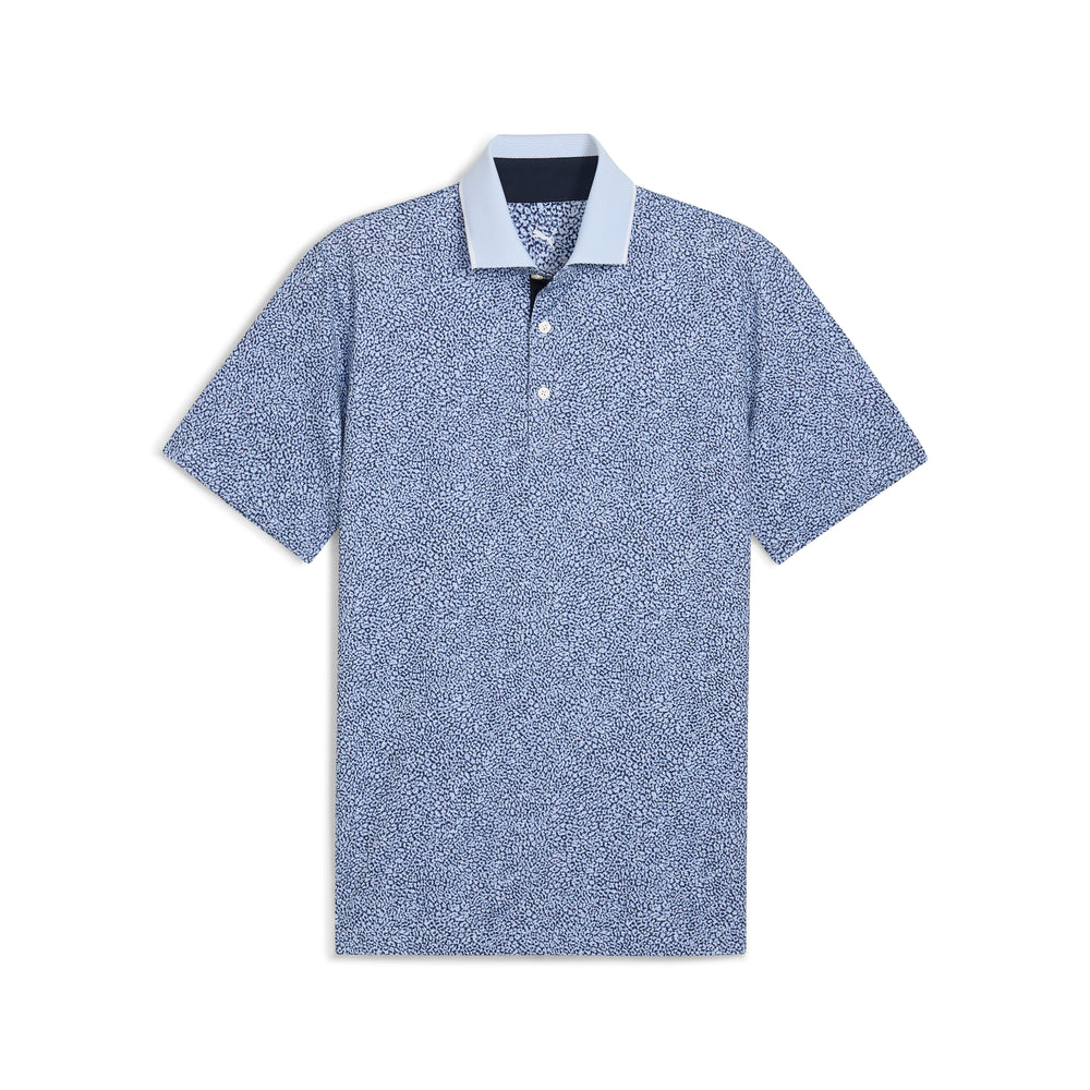 PUMA Golf MATTR Joey Golf Polo Haute tropic / deep navy / m